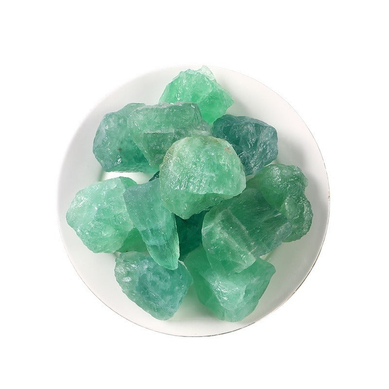 Raw Green Fluorite Crystals – Energy Cleanse & Decor Stones